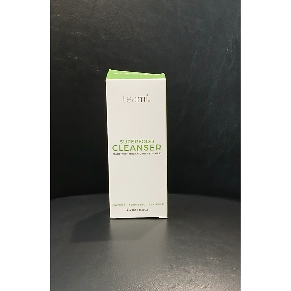 Teami Superfood Cleanser 4.4 oz.  Natural Matcha, Turmeric & Sea Kelp. Organic